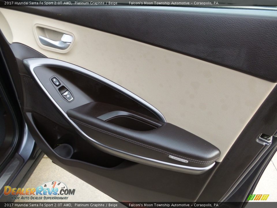 Door Panel of 2017 Hyundai Santa Fe Sport 2.0T AWD Photo #16