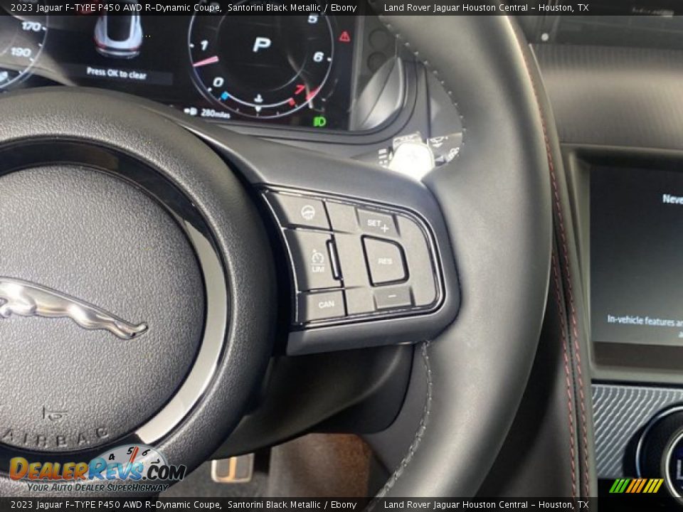 2023 Jaguar F-TYPE P450 AWD R-Dynamic Coupe Steering Wheel Photo #18