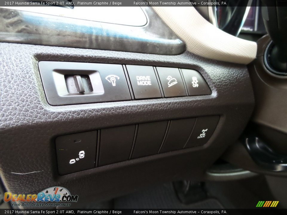 Controls of 2017 Hyundai Santa Fe Sport 2.0T AWD Photo #23
