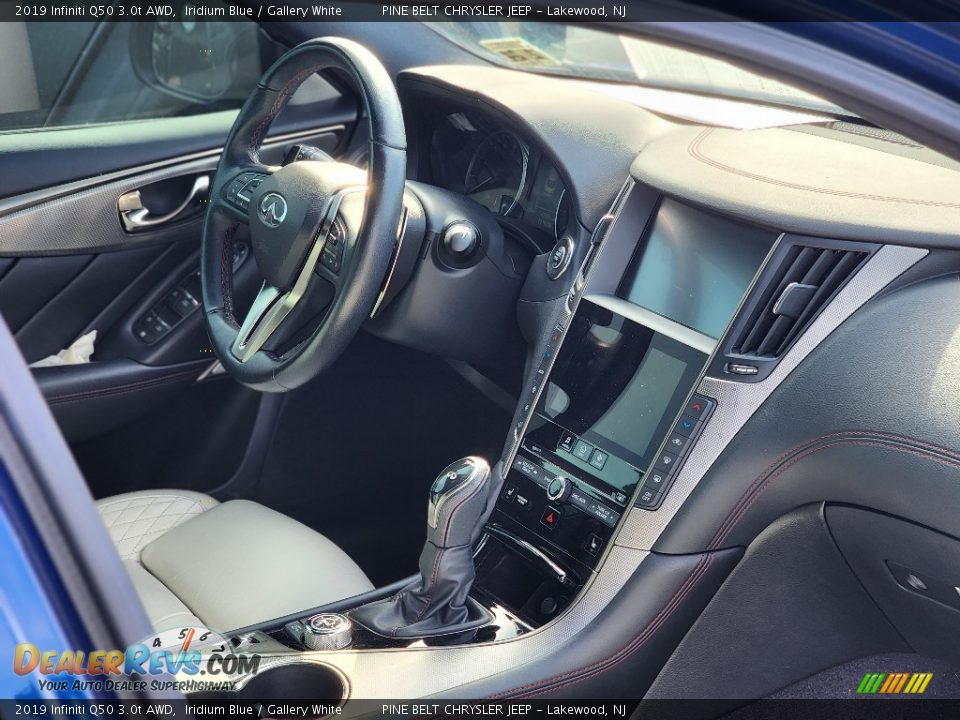 2019 Infiniti Q50 3.0t AWD Iridium Blue / Gallery White Photo #2