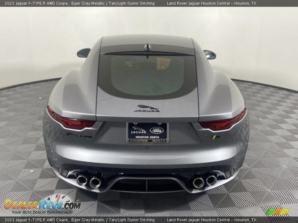 2023 Jaguar F-TYPE R AWD Coupe Eiger Gray Metallic / Tan/Light Oyster Stitching Photo #6