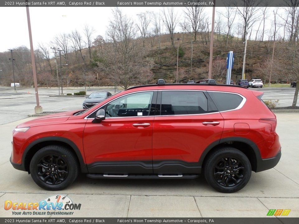 Calypso Red 2023 Hyundai Santa Fe XRT AWD Photo #6