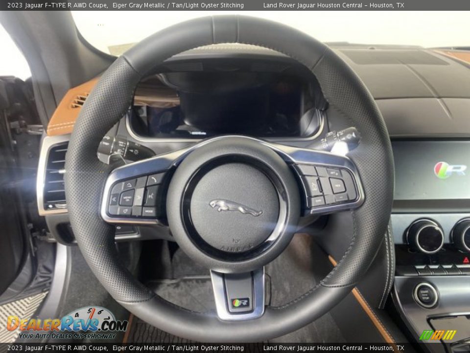2023 Jaguar F-TYPE R AWD Coupe Steering Wheel Photo #16