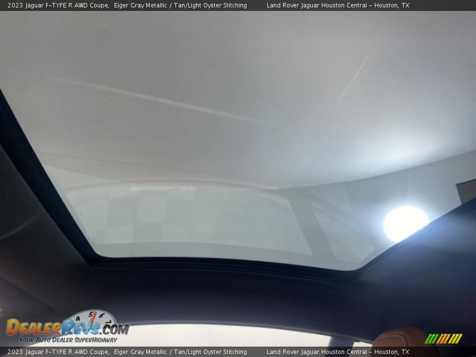 2023 Jaguar F-TYPE R AWD Coupe Eiger Gray Metallic / Tan/Light Oyster Stitching Photo #23