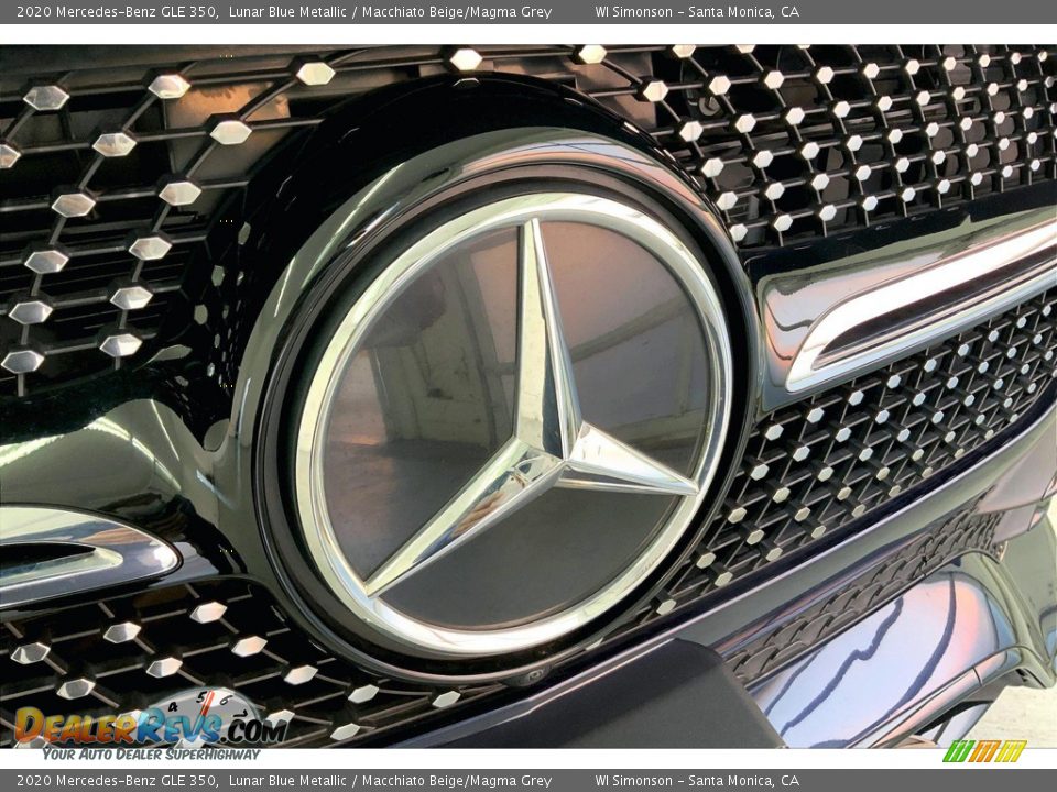 2020 Mercedes-Benz GLE 350 Lunar Blue Metallic / Macchiato Beige/Magma Grey Photo #30