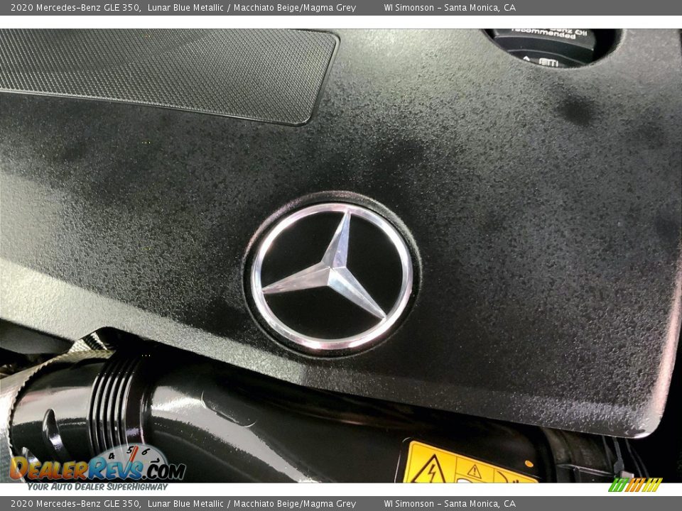 2020 Mercedes-Benz GLE 350 Lunar Blue Metallic / Macchiato Beige/Magma Grey Photo #32