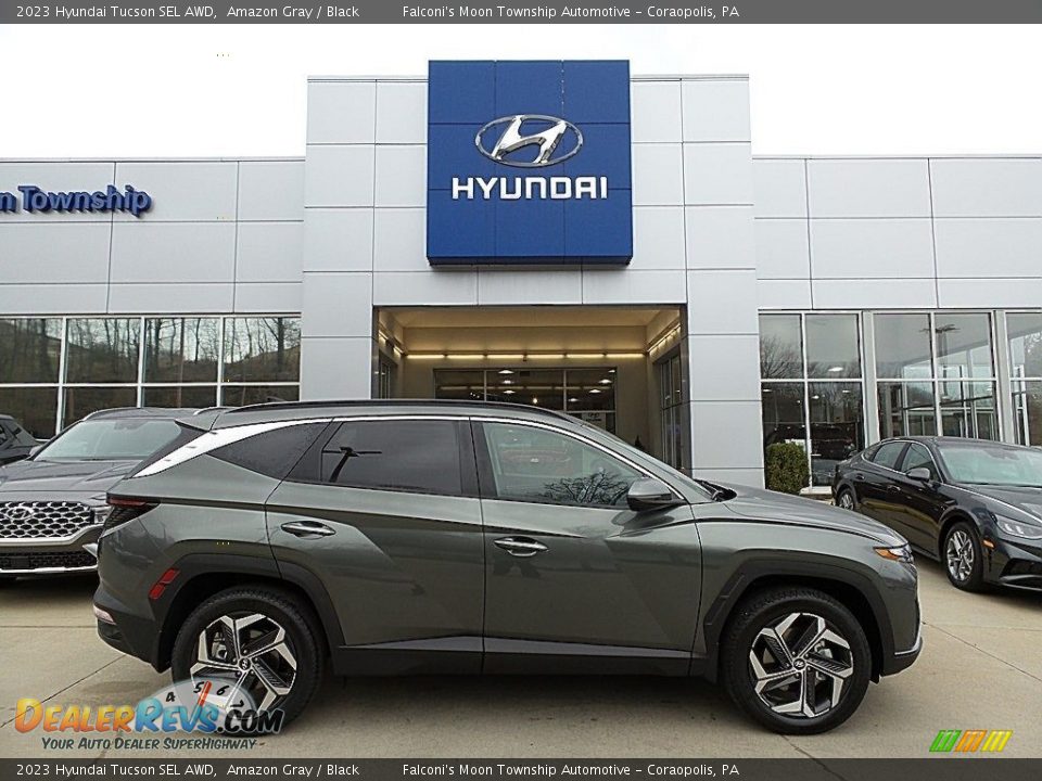 2023 Hyundai Tucson SEL AWD Amazon Gray / Black Photo #1