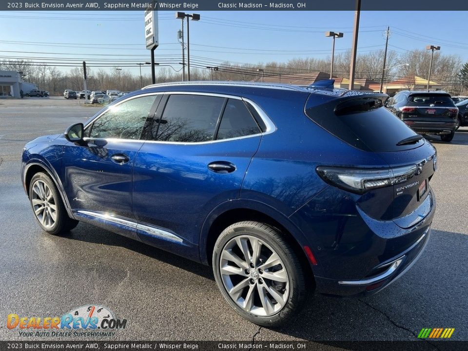2023 Buick Envision Avenir AWD Sapphire Metallic / Whisper Beige Photo #2