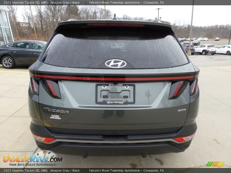 2023 Hyundai Tucson SEL AWD Amazon Gray / Black Photo #3