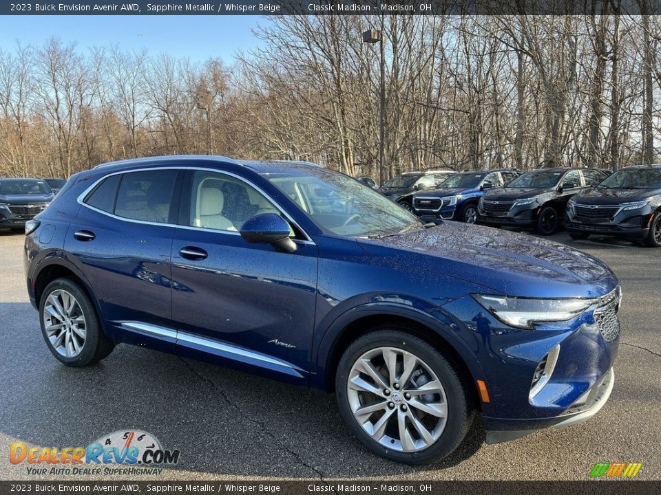 Front 3/4 View of 2023 Buick Envision Avenir AWD Photo #4