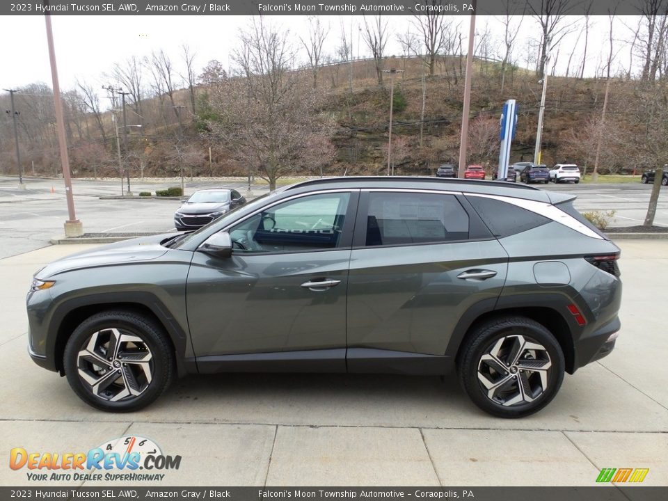 2023 Hyundai Tucson SEL AWD Amazon Gray / Black Photo #6