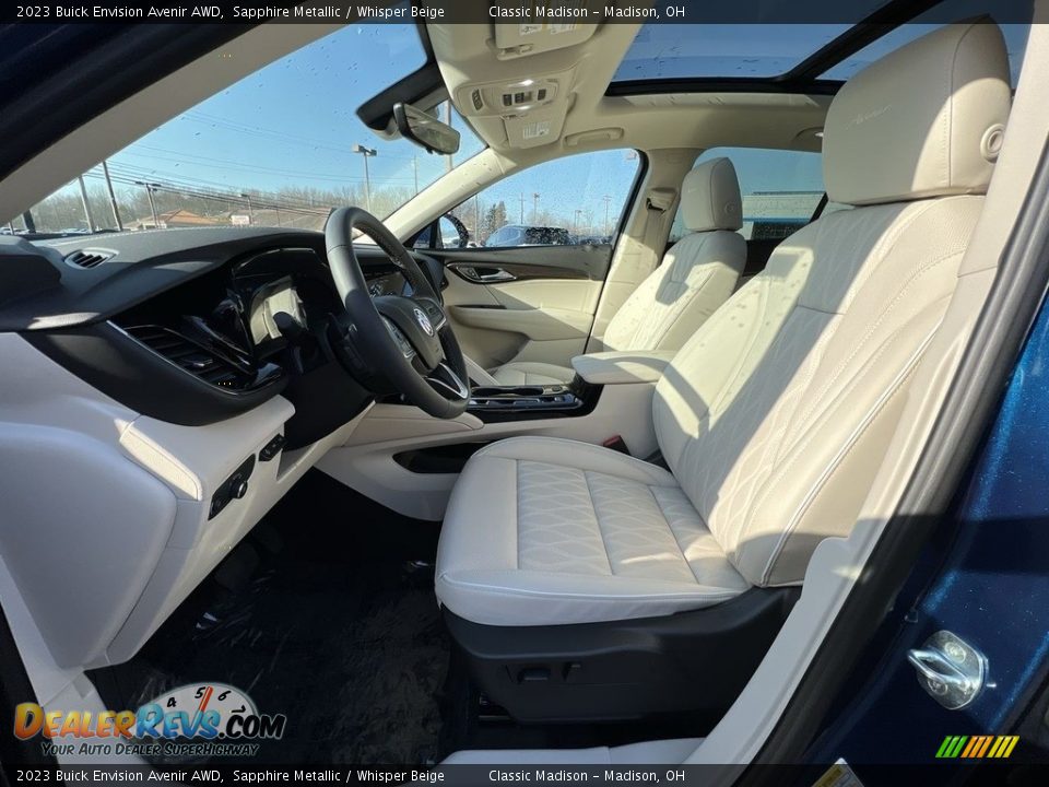 Front Seat of 2023 Buick Envision Avenir AWD Photo #6