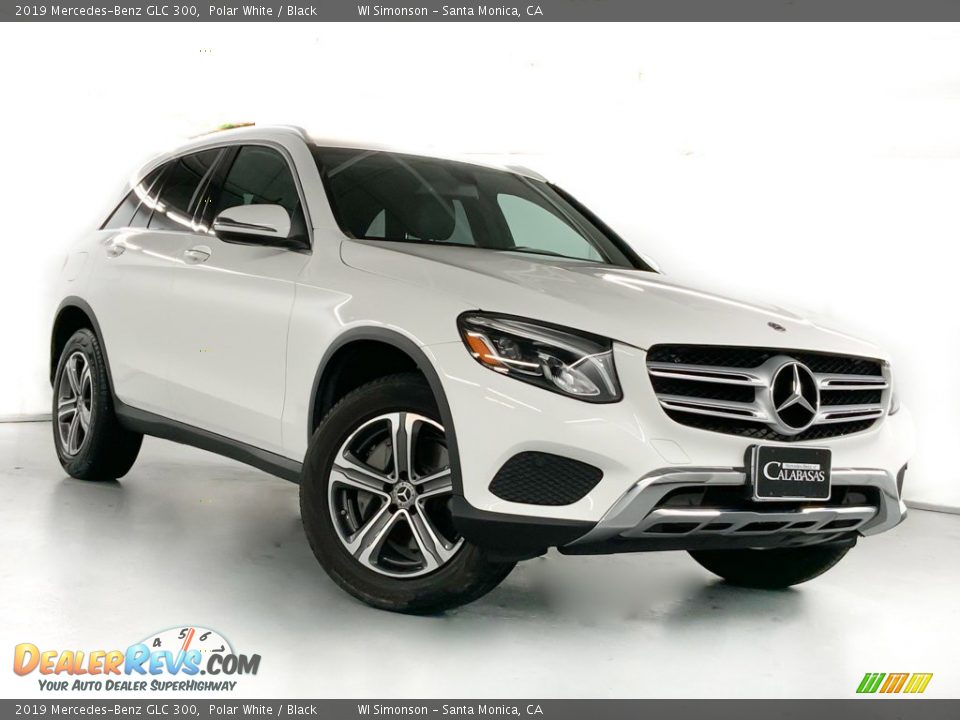 2019 Mercedes-Benz GLC 300 Polar White / Black Photo #2