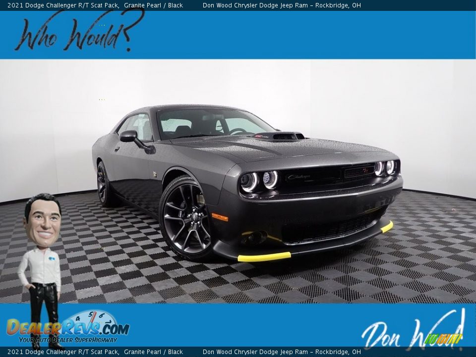 2021 Dodge Challenger R/T Scat Pack Granite Pearl / Black Photo #1