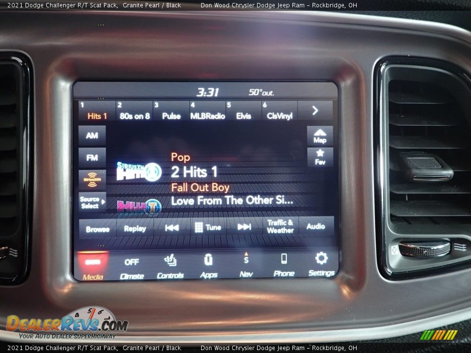 2021 Dodge Challenger R/T Scat Pack Granite Pearl / Black Photo #2