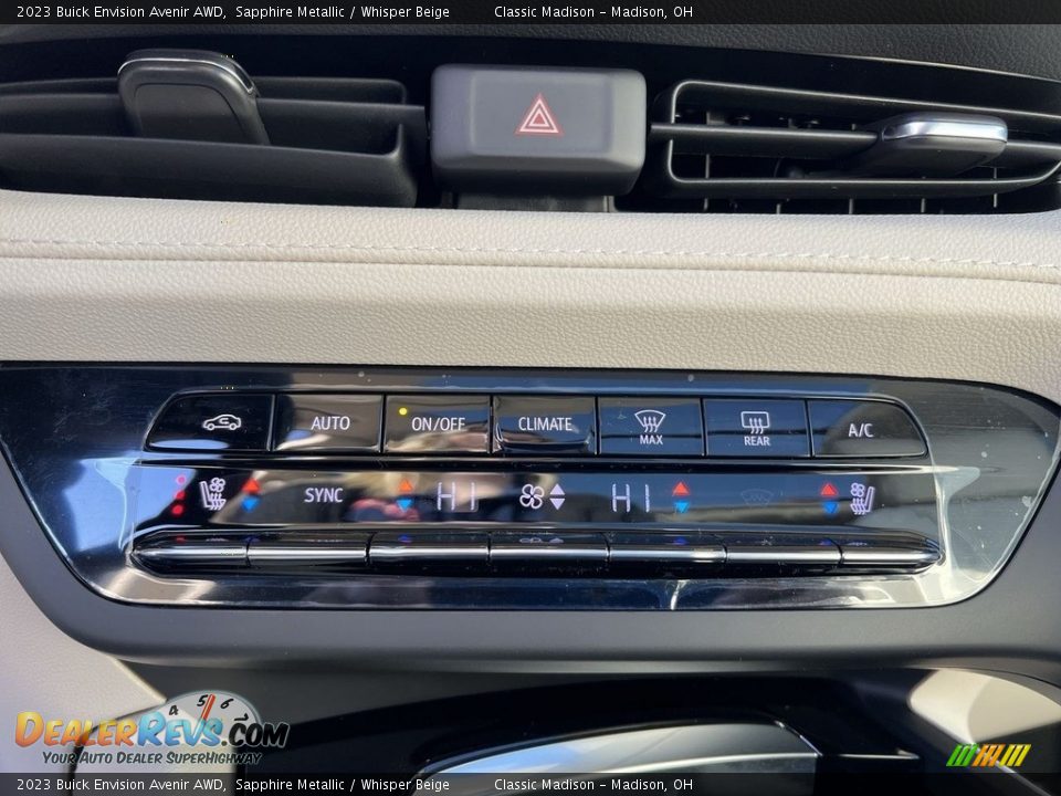 2023 Buick Envision Avenir AWD Sapphire Metallic / Whisper Beige Photo #13
