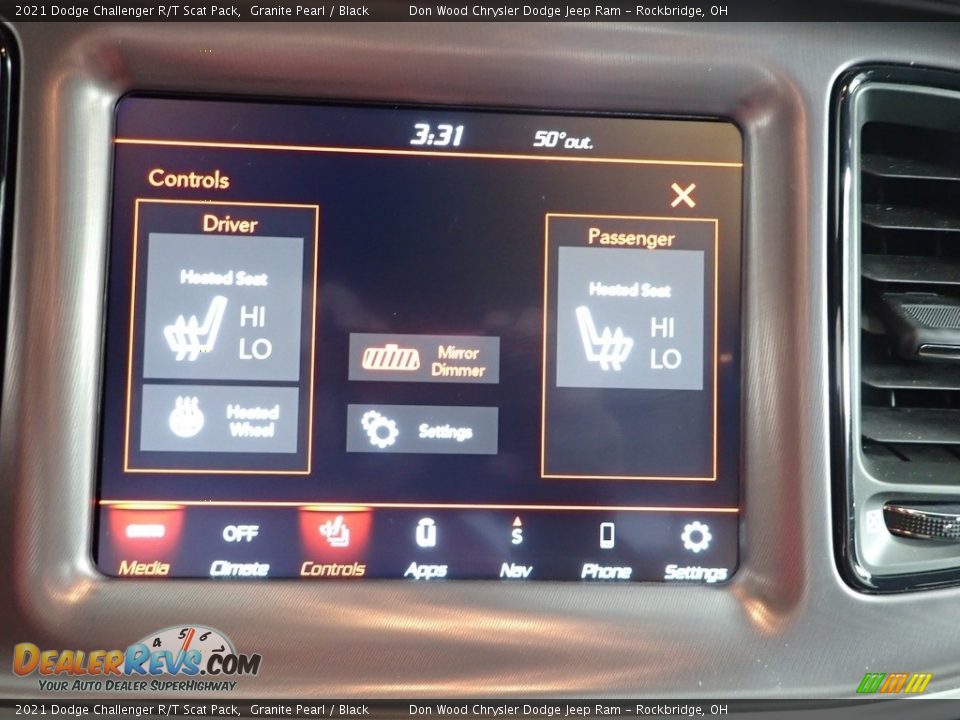 2021 Dodge Challenger R/T Scat Pack Granite Pearl / Black Photo #3