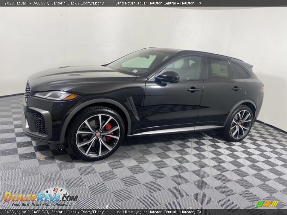 2023 Jaguar F-PACE SVR Santorini Black / Ebony/Ebony Photo #6