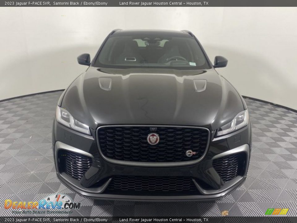 2023 Jaguar F-PACE SVR Santorini Black / Ebony/Ebony Photo #8