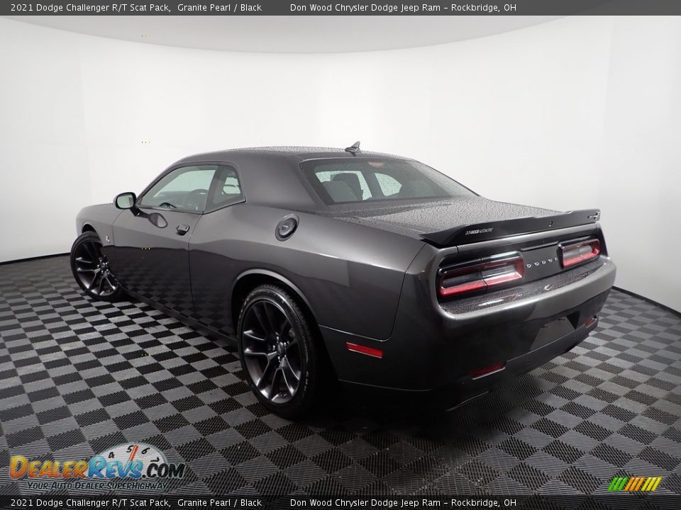 2021 Dodge Challenger R/T Scat Pack Granite Pearl / Black Photo #8