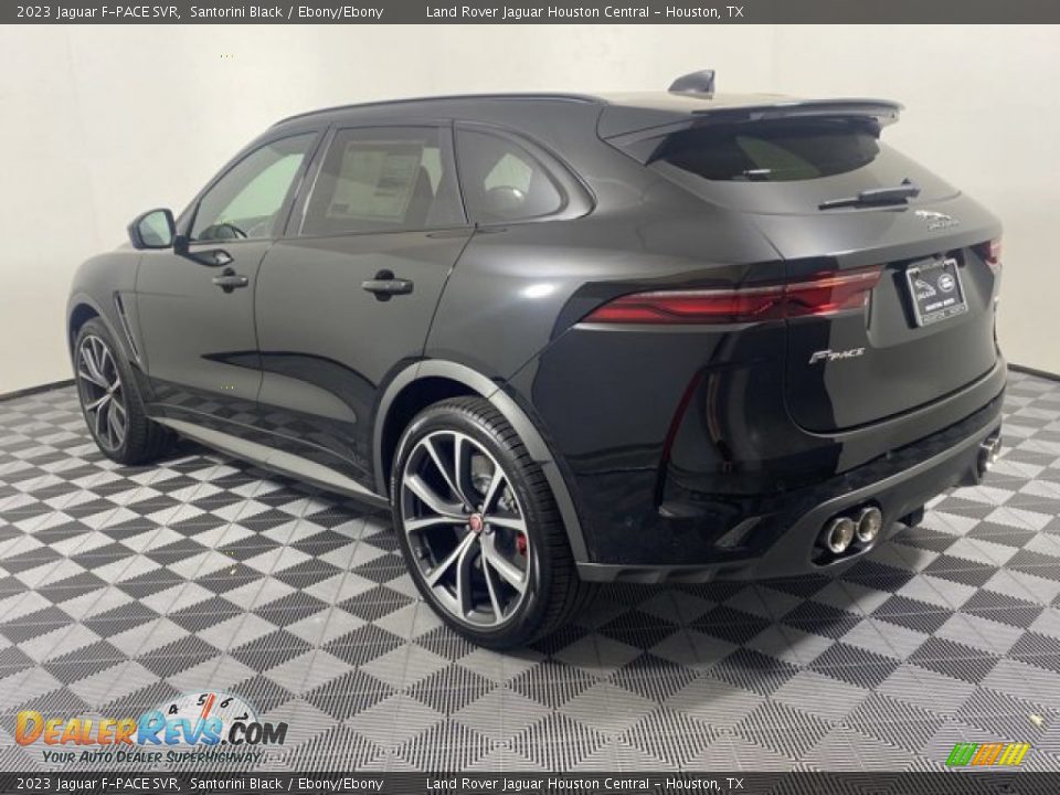 2023 Jaguar F-PACE SVR Santorini Black / Ebony/Ebony Photo #10