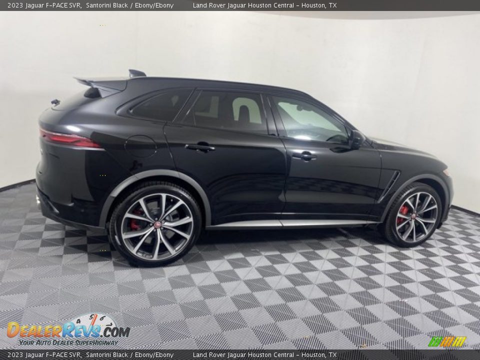 2023 Jaguar F-PACE SVR Santorini Black / Ebony/Ebony Photo #11