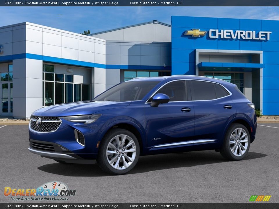 2023 Buick Envision Avenir AWD Sapphire Metallic / Whisper Beige Photo #22
