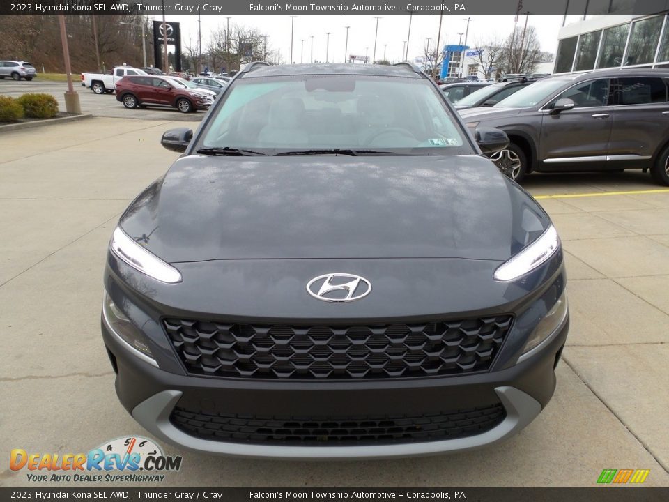 2023 Hyundai Kona SEL AWD Thunder Gray / Gray Photo #8