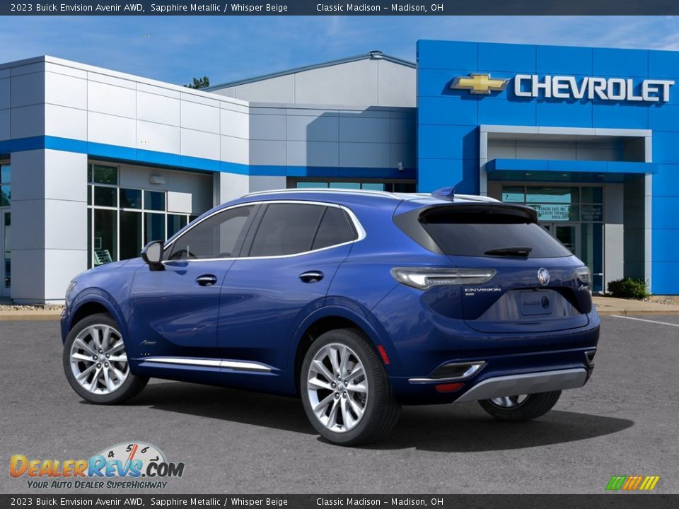 2023 Buick Envision Avenir AWD Sapphire Metallic / Whisper Beige Photo #23
