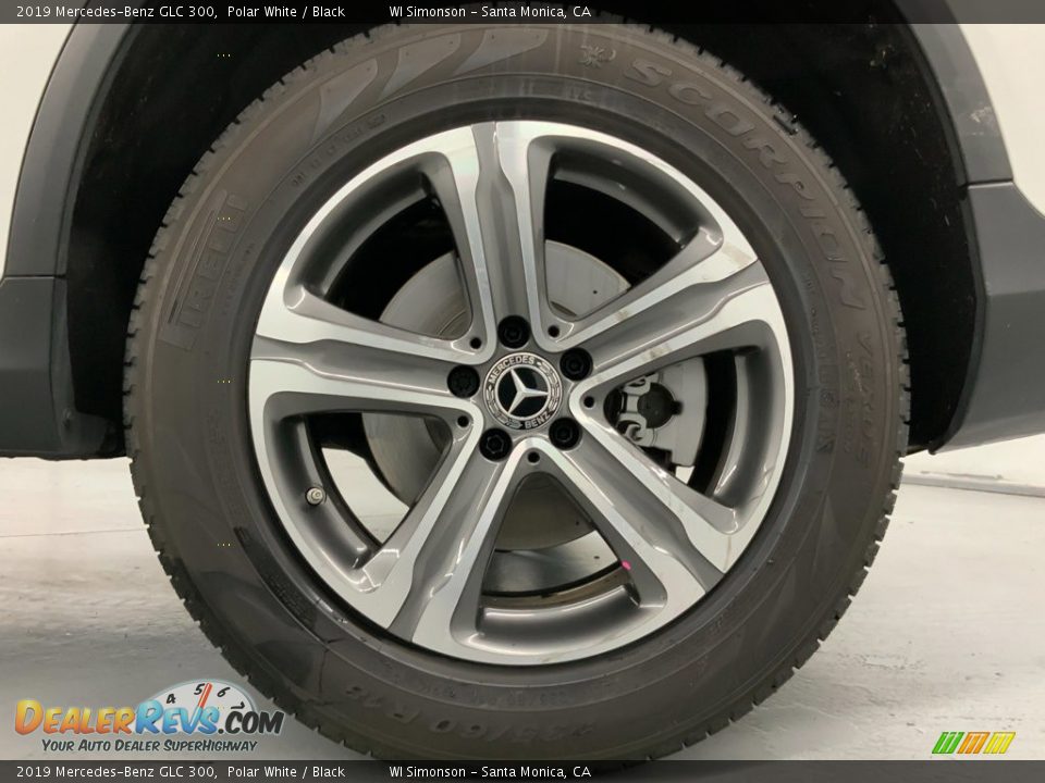 2019 Mercedes-Benz GLC 300 Polar White / Black Photo #19