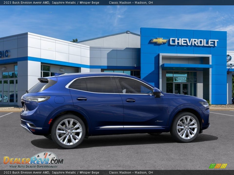 2023 Buick Envision Avenir AWD Sapphire Metallic / Whisper Beige Photo #25