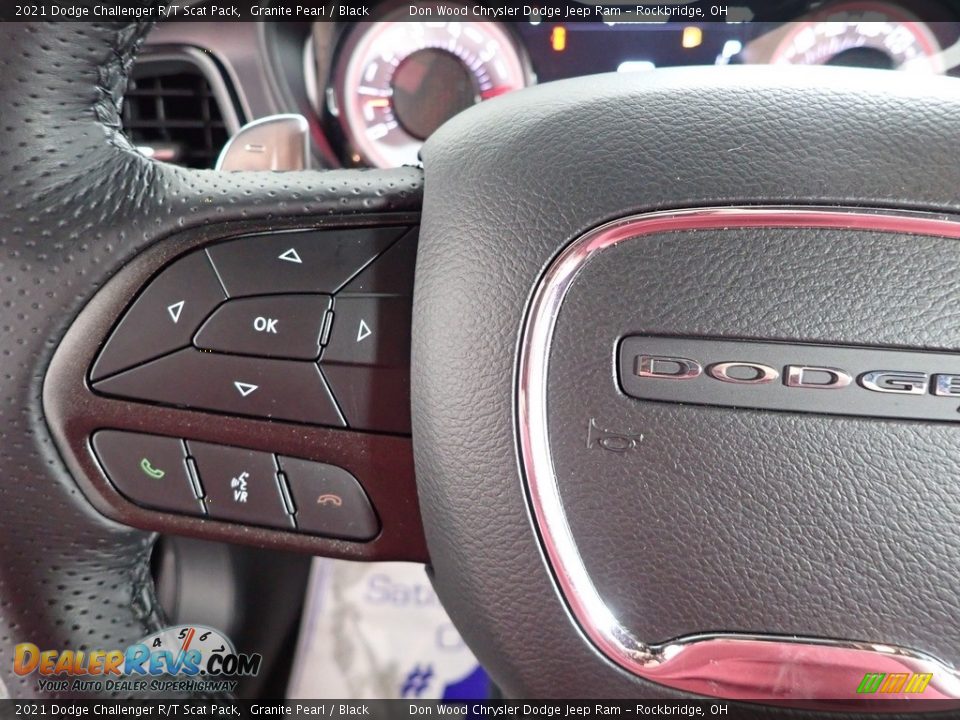 2021 Dodge Challenger R/T Scat Pack Granite Pearl / Black Photo #18