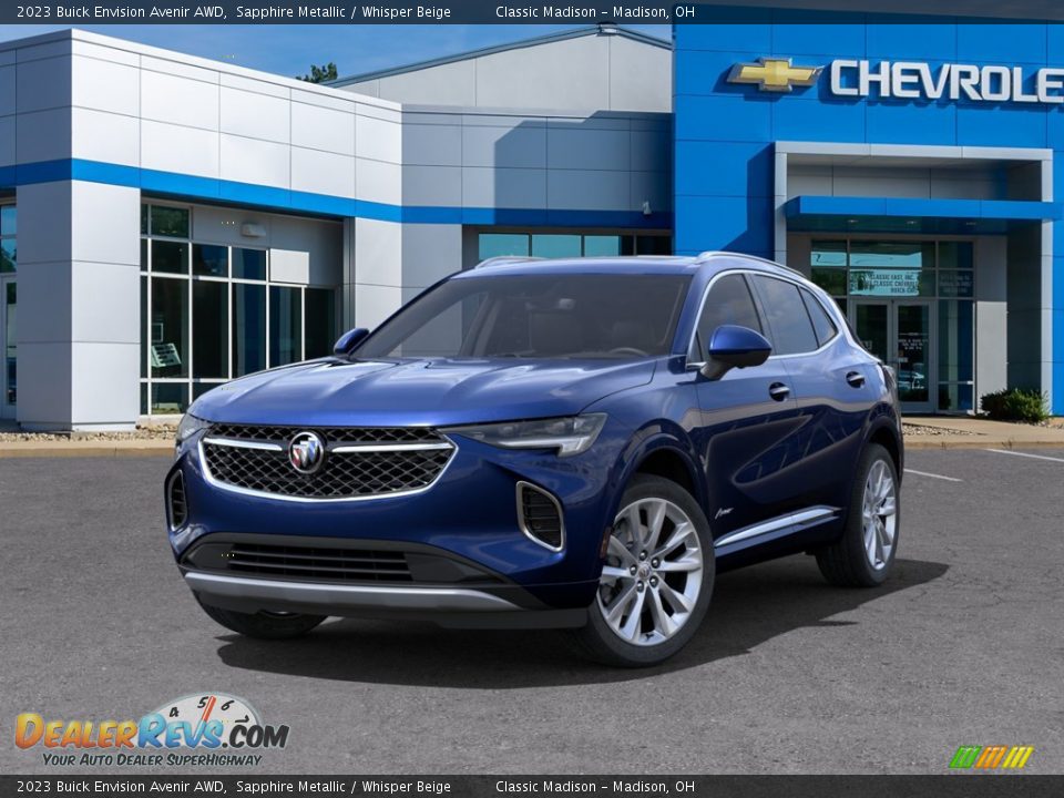 2023 Buick Envision Avenir AWD Sapphire Metallic / Whisper Beige Photo #26