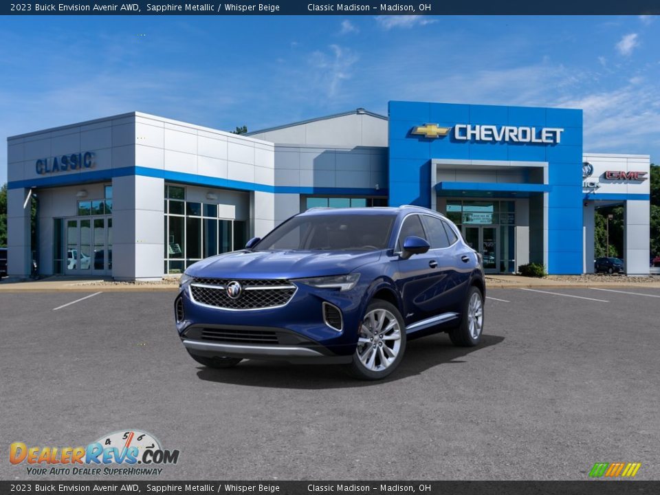 2023 Buick Envision Avenir AWD Sapphire Metallic / Whisper Beige Photo #28