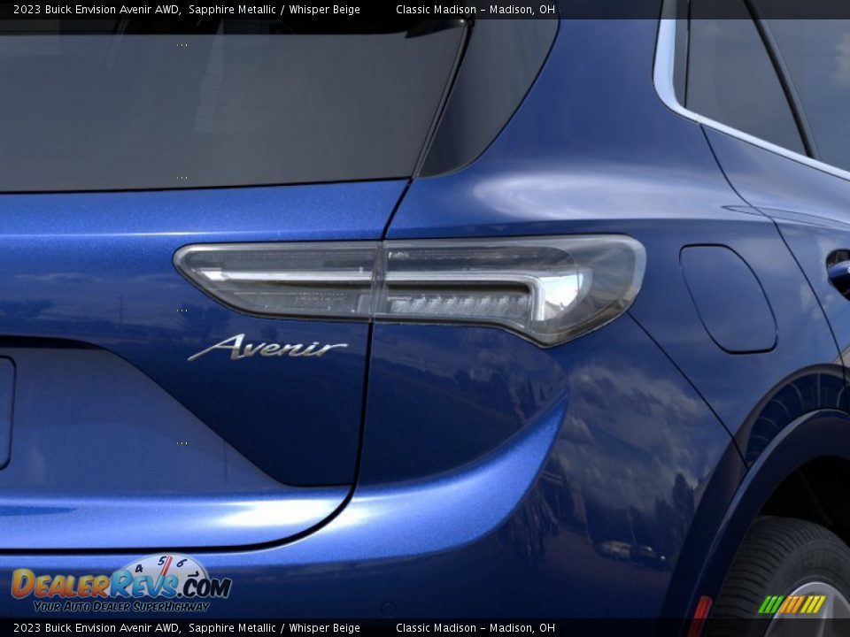 2023 Buick Envision Avenir AWD Sapphire Metallic / Whisper Beige Photo #31