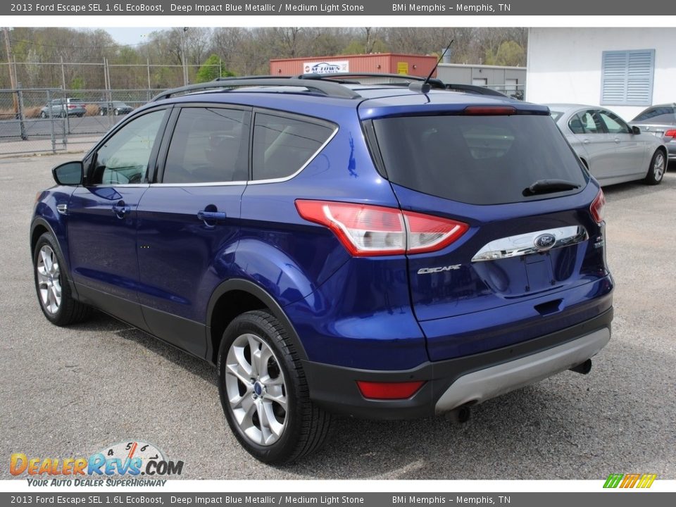 2013 Ford Escape SEL 1.6L EcoBoost Deep Impact Blue Metallic / Medium Light Stone Photo #3