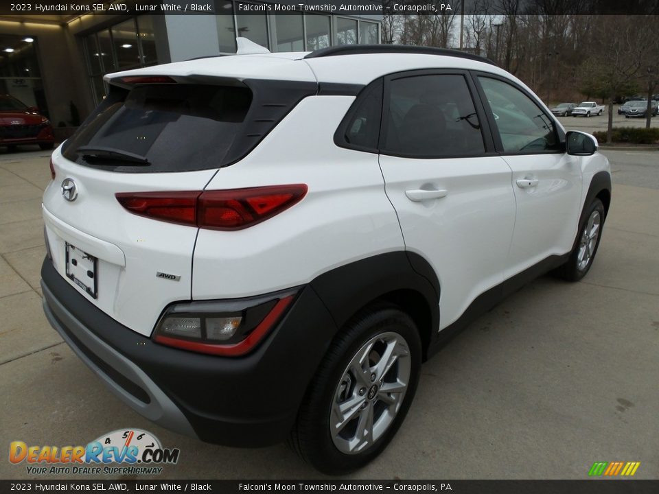 2023 Hyundai Kona SEL AWD Lunar White / Black Photo #2