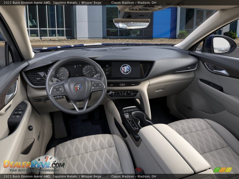 2023 Buick Envision Avenir AWD Sapphire Metallic / Whisper Beige Photo #35