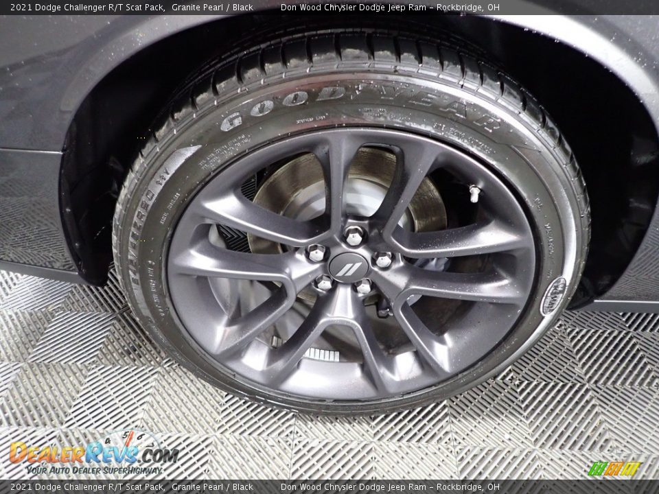 2021 Dodge Challenger R/T Scat Pack Granite Pearl / Black Photo #28