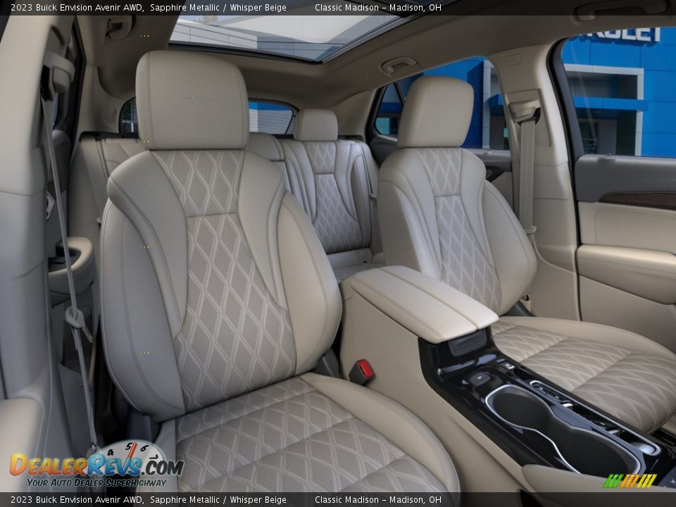 2023 Buick Envision Avenir AWD Sapphire Metallic / Whisper Beige Photo #36