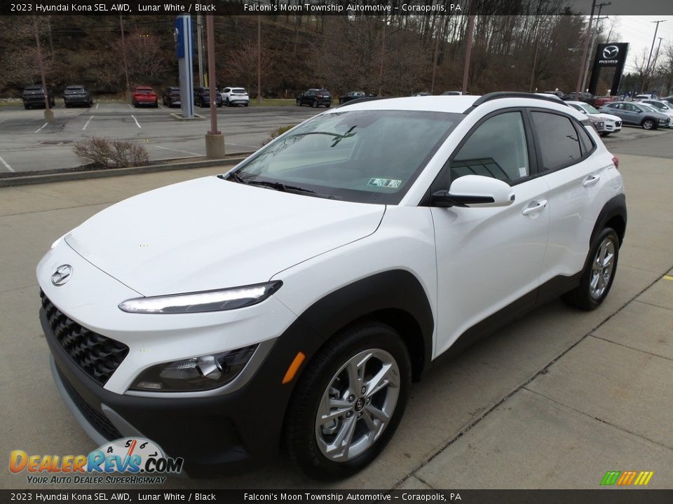 2023 Hyundai Kona SEL AWD Lunar White / Black Photo #7