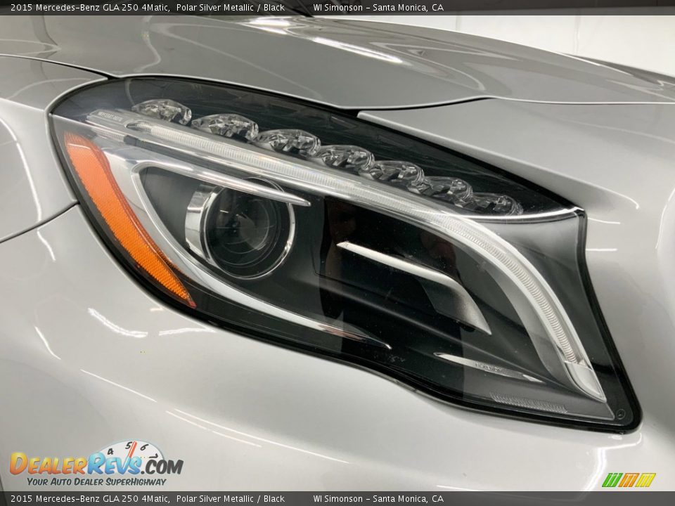 2015 Mercedes-Benz GLA 250 4Matic Polar Silver Metallic / Black Photo #4