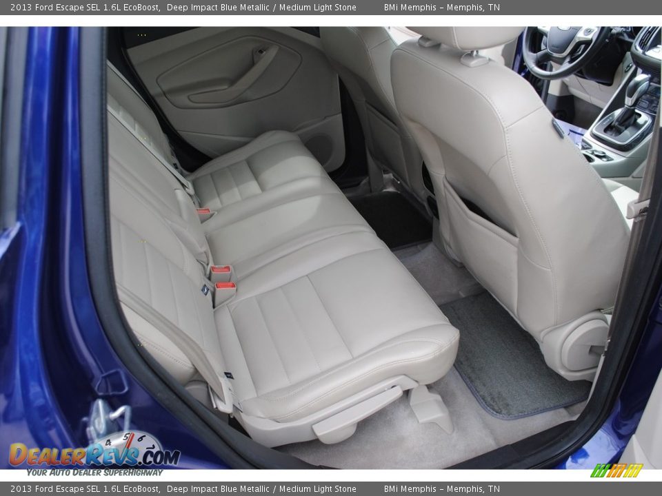 2013 Ford Escape SEL 1.6L EcoBoost Deep Impact Blue Metallic / Medium Light Stone Photo #29