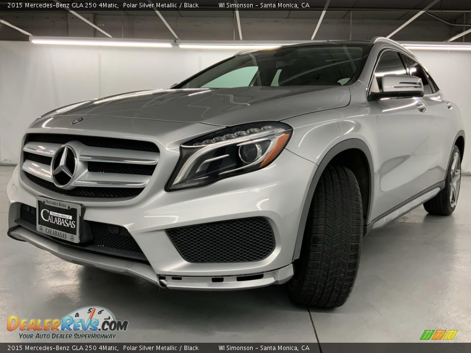 2015 Mercedes-Benz GLA 250 4Matic Polar Silver Metallic / Black Photo #14