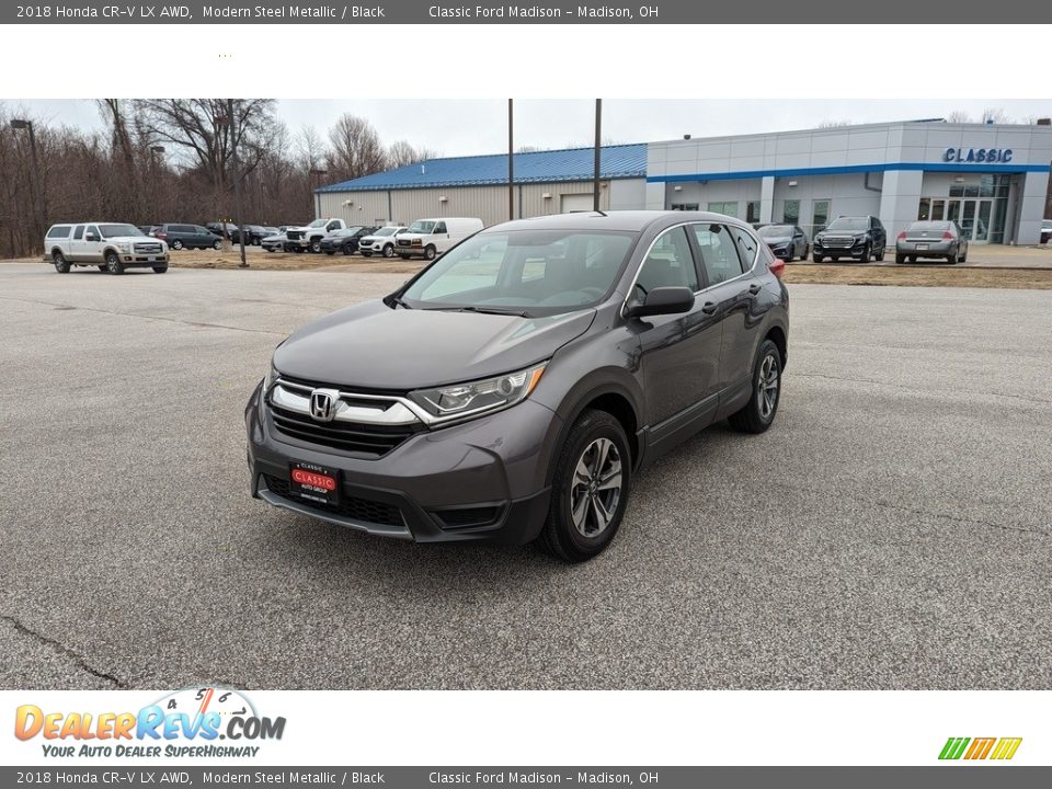 2018 Honda CR-V LX AWD Modern Steel Metallic / Black Photo #1