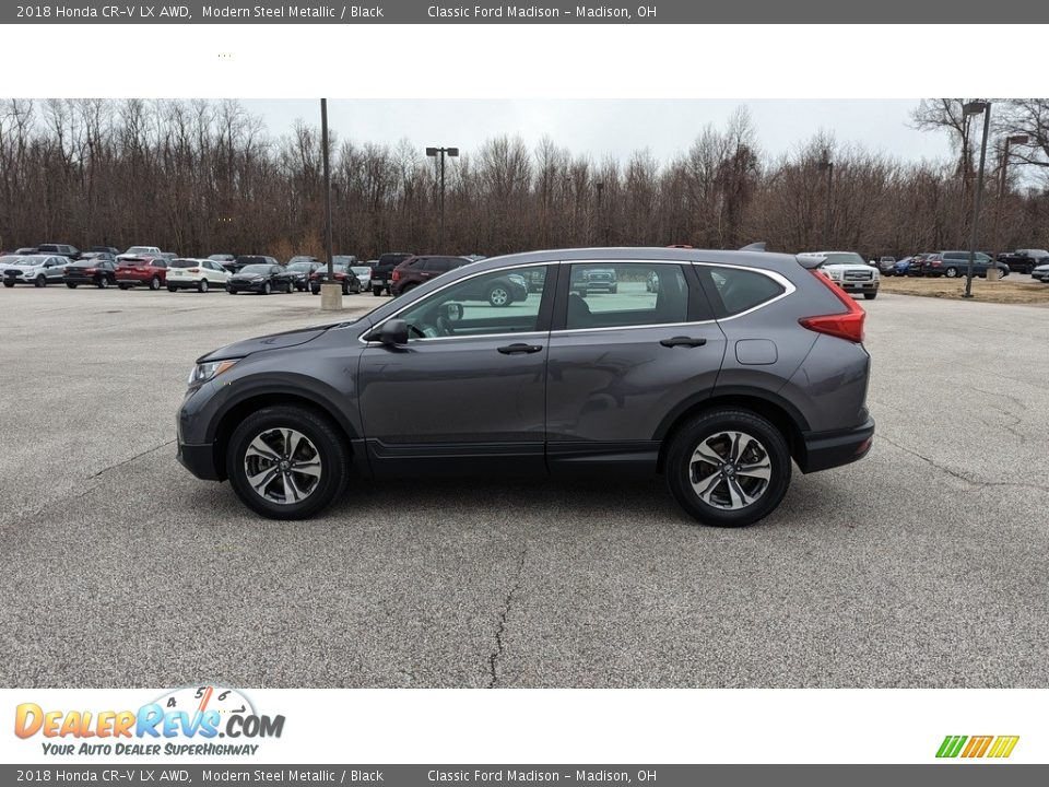 2018 Honda CR-V LX AWD Modern Steel Metallic / Black Photo #2