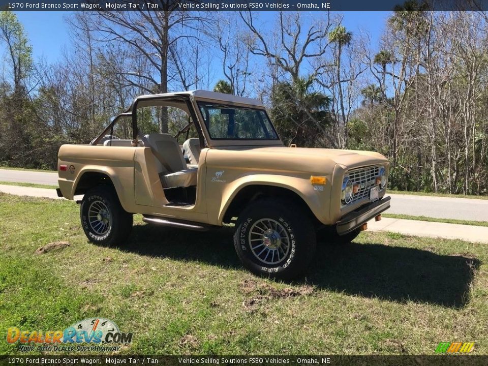 1970 Ford Bronco Sport Wagon Mojave Tan / Tan Photo #3