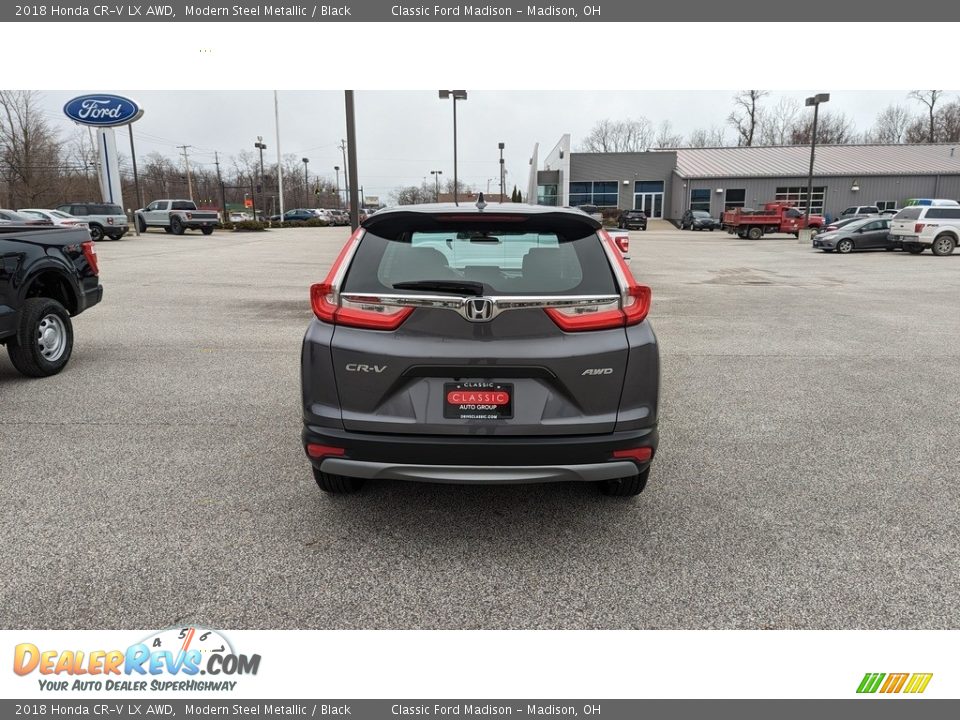 2018 Honda CR-V LX AWD Modern Steel Metallic / Black Photo #4