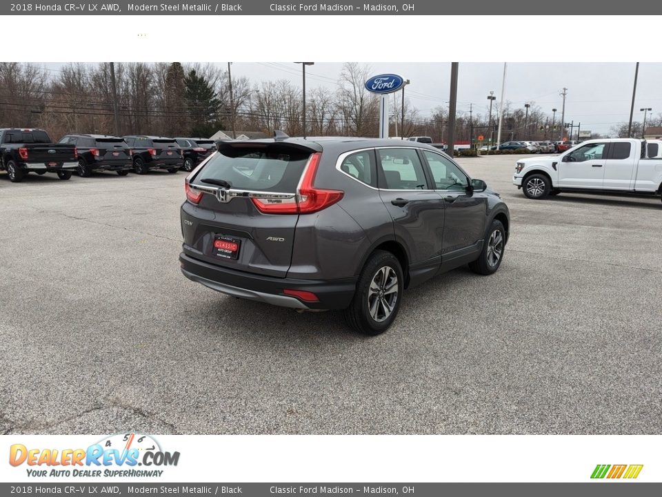 2018 Honda CR-V LX AWD Modern Steel Metallic / Black Photo #5