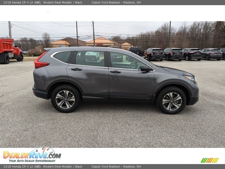 2018 Honda CR-V LX AWD Modern Steel Metallic / Black Photo #6